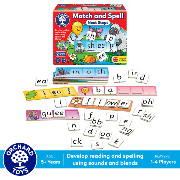 Match and Spell Next Steps