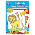 Animals Sticker Colouring Book