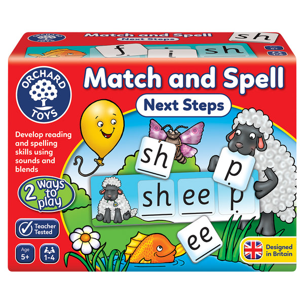 Match and Spell Next Steps