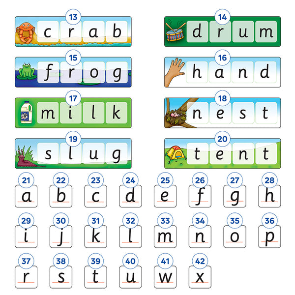 Match and Spell Misplaced Pieces