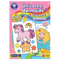 Unicorns, Mermaids and More! Sticker Colouring Book